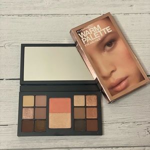 MAC Warm Eye & Face Palette (swatched)